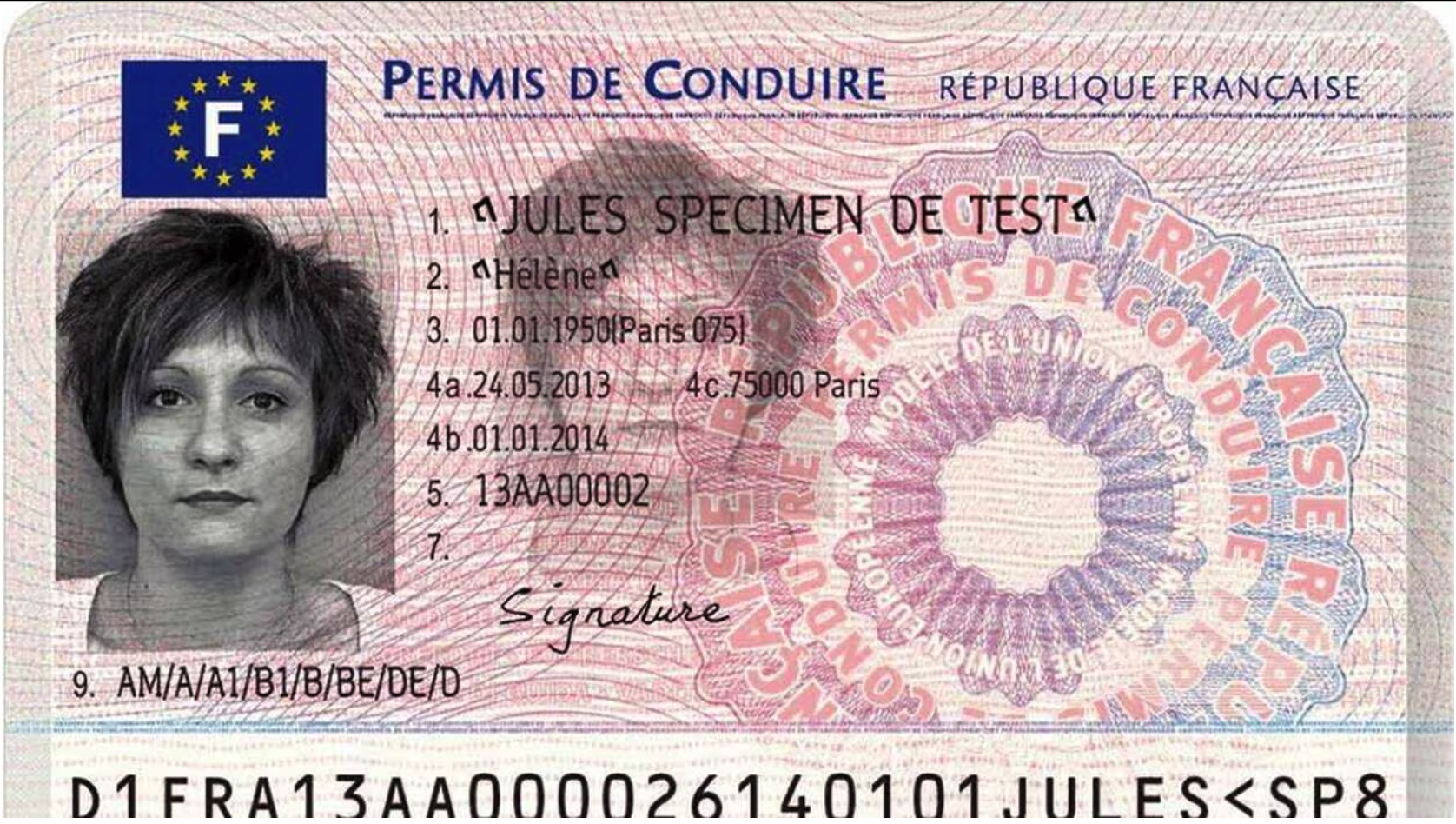Permis de conduire enregistré en préfecture – 100 € d’acompte